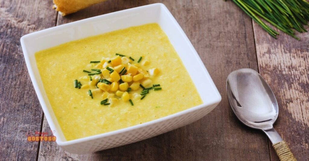 Receita de creme de milho cremoso e saboroso