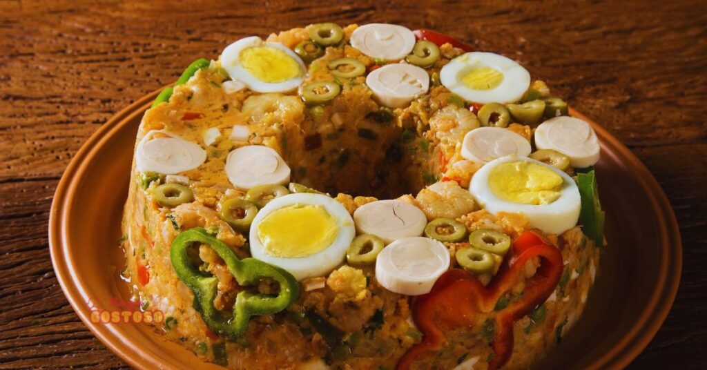 cuscuz paulista com tomates e pimentões