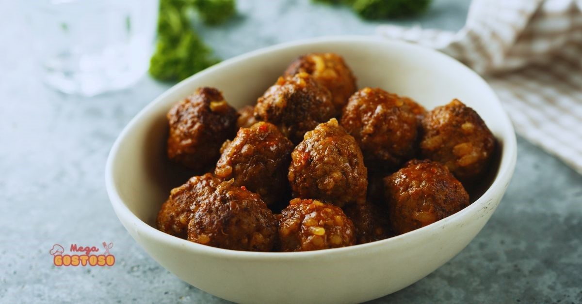 Almôndegas na airfryer - Receita fácil e sem sujeira