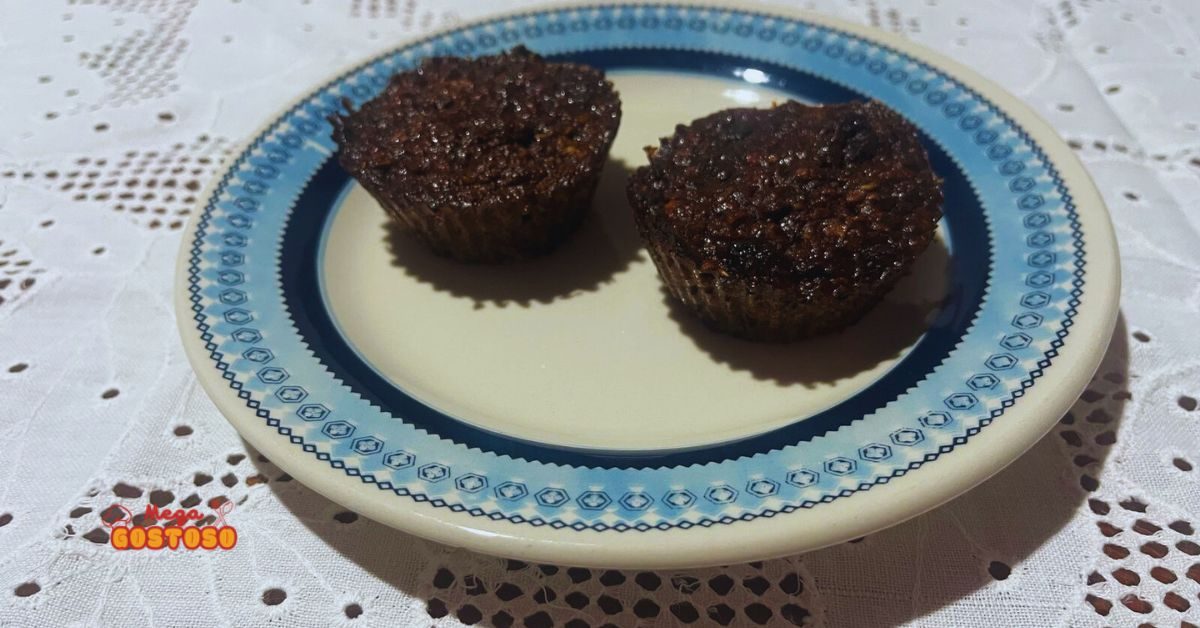 receita de bolinho de banana e cacau airfryer para bebês introdução alimentar