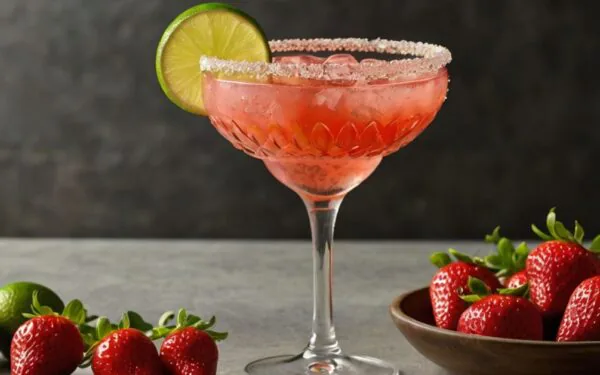 Margarita de morango com pimenta: o drink afrodisíaco perfeito